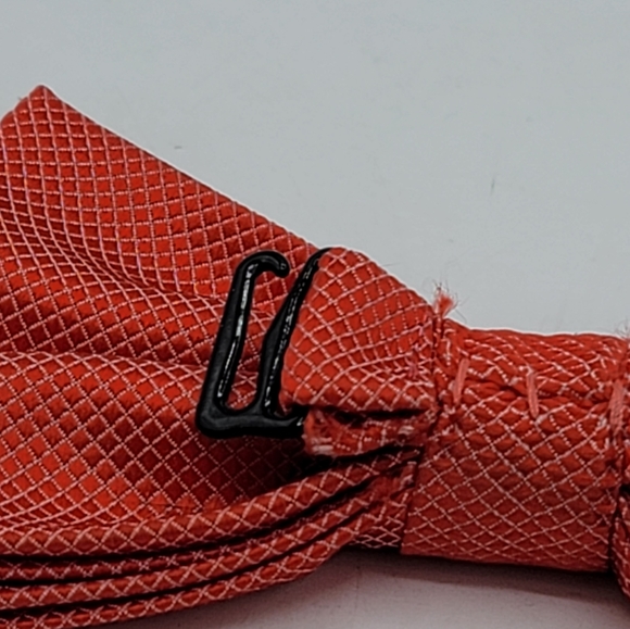 Artisan Made Adjustable Pre-Tied Red Checkered Bow Tie - Picture 8 of 12